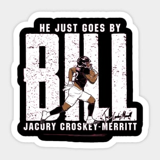 Jacory Croskey-Merritt Bill Sticker
